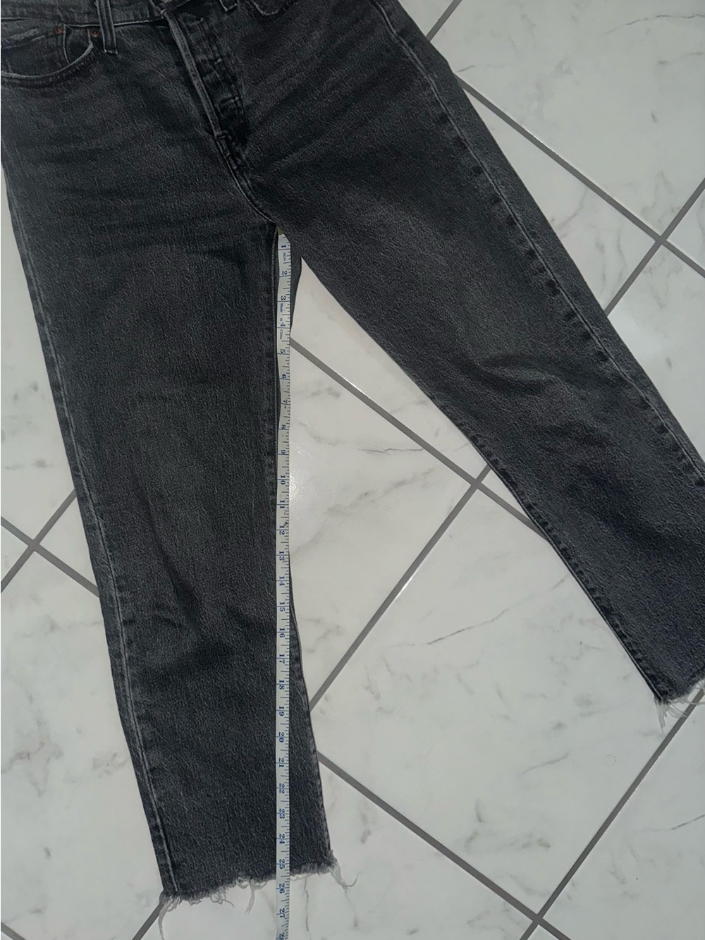 Levi's Black Wedgie Straight Leg Women's Jeans - Picture 3 of 4